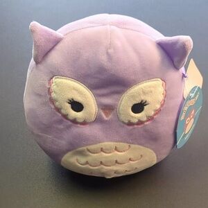 Squishmallow Miranda the Purple Owl 8" Lavender stuffed animal plush